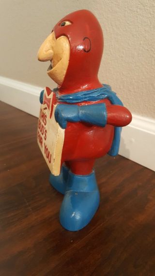 Budweiser Bud Man Rare 1/1 10 inch Statue Hand Painted one of a Kind 2