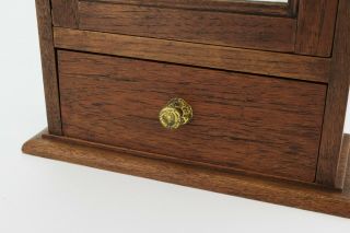 Vintage Oak Medicine Cabinet with Mirror Apothecary E/0158 5
