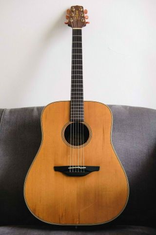 Rare Vintage Takamine N10 Made In Japan Dreadnought Acoustic Guitar