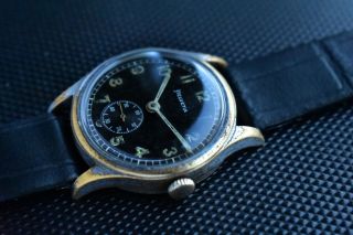 Rare Military Wehrmacht Pilot AVIATOR LUFTWAFFE Wrist Watch HELVETIA cal 82A WW2 3