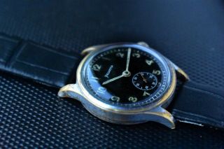 Rare Military Wehrmacht Pilot AVIATOR LUFTWAFFE Wrist Watch HELVETIA cal 82A WW2 4