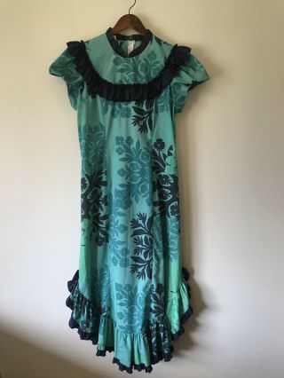 Jane M Vintage Hawaiian Muumuu Dress.  Sz 12