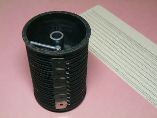 Vintage IBM 029 Keypunch Drum with 80 Column Card 2