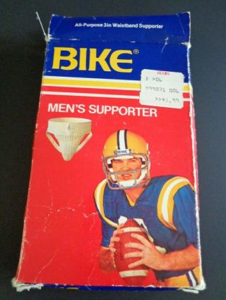 Vintage 1960 ' s BIKE Men ' s Athletic Supporter Jock Strap NIB Large 2