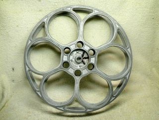 Vintage Goldberg Brothers 35mm Movie Projector Film Reel.  6 Hole.  Cast Aluminum 3