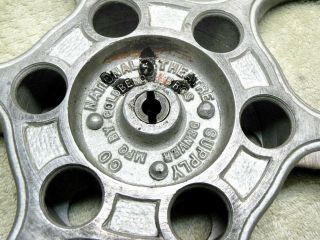 Vintage Goldberg Brothers 35mm Movie Projector Film Reel.  6 Hole.  Cast Aluminum 5