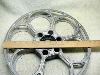 Vintage Goldberg Brothers 35mm Movie Projector Film Reel.  6 Hole.  Cast Aluminum 6