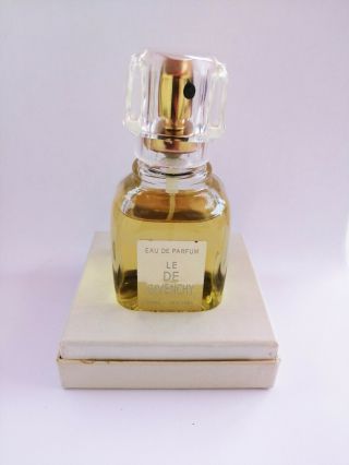 Vintage 1957 " Le De Givenchy " Perfume 2oz Rare With Box 7/8 Full