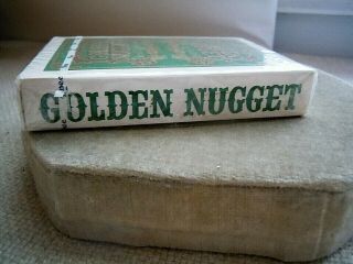 Vintage Golden Nugget Hotel and Casino Downtown Vegas Green Playing Cards 4