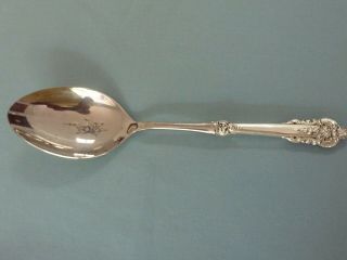 Wallace Grande Baroque 11,  " Huge Sterling Silver Turkey Stuffing Serving Spoon