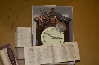 Vintage Majak Mayak Bakelite Cuckoo Clock Ussr 1980 
