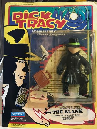 Playmates Toys - 1990 Dick Tracy Action Figure - Rare - The Blank/ Madonna