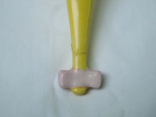 1959 Holt Howard Pink Pixieware Hor D ' ouvres Dish & Toothpick Holder Pixie Vtg 7