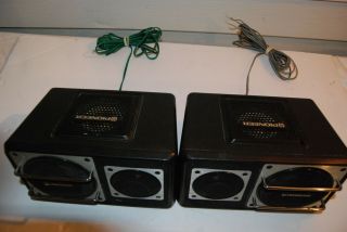 Pair Vintage Pioneer TS - X6 Old School Car Speakers 3 Way 2