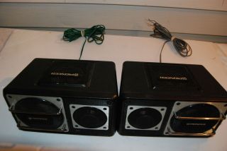 Pair Vintage Pioneer TS - X6 Old School Car Speakers 3 Way 3