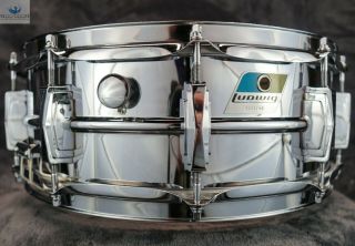 A Treasure Ludwig Vintage 1976 Lm400 Supraphonic Snare Drum