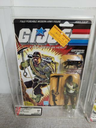 G.  I.  Joe Vintage Hasbro 1985 Series 4/36 Back Alpine Moc Afa 85