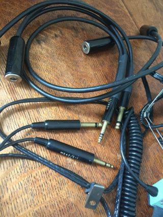 David Clark Airplane Model H10 - 40 Aviation Headset with M - 4 Microphone Vintage 4