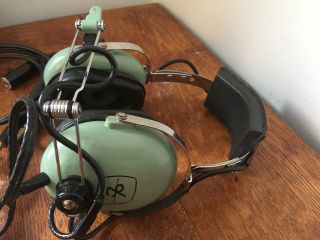 David Clark Airplane Model H10 - 40 Aviation Headset with M - 4 Microphone Vintage 7