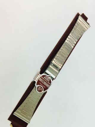 Vintage Jb Champion Stainless Steel 24mm Mens Watch Band (10348m)