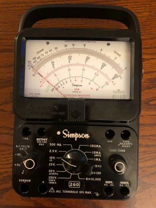 Simpson Model 260,  8p Series,  Multimeter