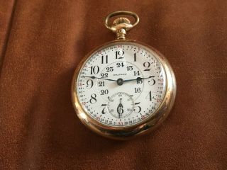 Antique Waltham Gold Filled Pocket Watch Not