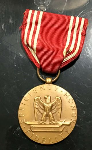 Us Army Good Conduct Medal And Ribbon Bar,  World War Ii,  Wwii,  Ww2