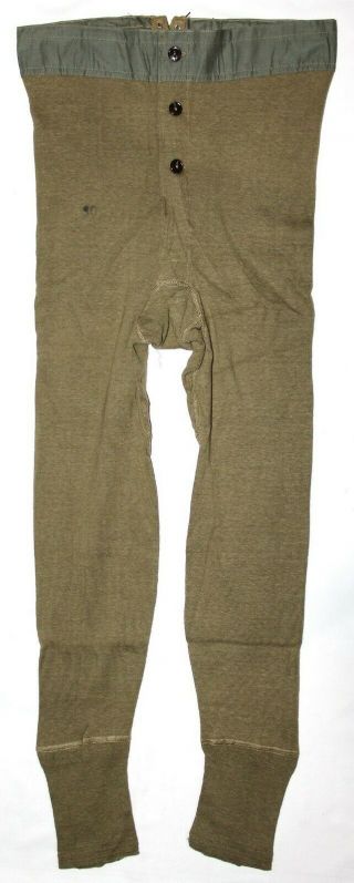 Unissued Wwii Winter Drawers,  Long Underwear,  Size 30,  1943 Dated