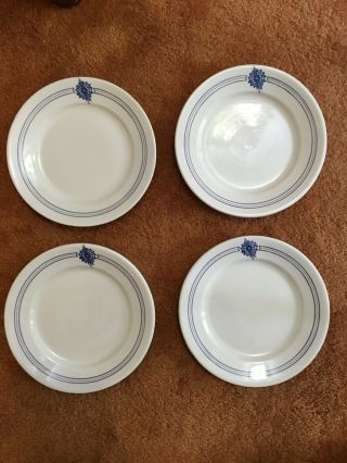Daughters of the American Revolution Vintage Set of Eight Luncheon Plates 2