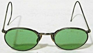 Vintage 1940 ' s American Optical Ful - Vue Safety Glasses Green Lenses Box 3