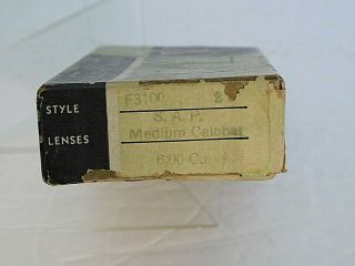 Vintage 1940 ' s American Optical Ful - Vue Safety Glasses Green Lenses Box 7