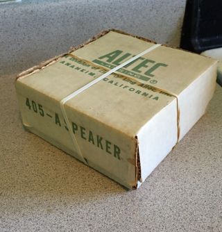 Vintage Altec Lansing Speaker Model 405A Dia - Cone 8 OHMS 3