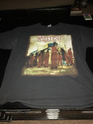 Vintage Slipknot Shirt X - Large Blue Grape Tag 1999