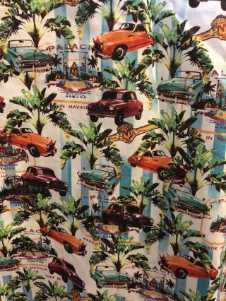 Robert Graham Men X - Large Multi - Color Old Havana Classic Fit Vintage Car Shirt 8
