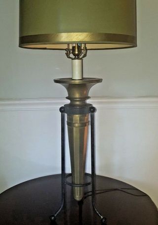 Vintage Ethan Allen Urn On Stand Table Lamp Very Dramatic