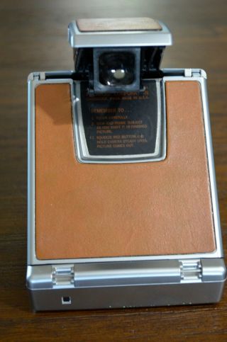 1976 Brown Vintage Polaroid SX - 70 Land Camera Alpha 1 And Case 3