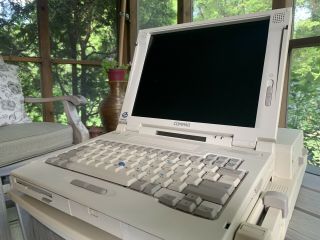 Outstanding Vintage Compaq LTE 5400 Laptop and RARE Base Station - GREAT 2