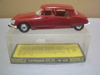 Norev 158 Citroen DS 21 plastic vintage toy made in France 1/43 scale MIB rare 2