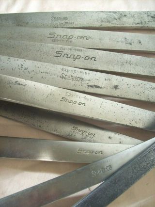 vtg SNAP - ON LARGE 9 PC.  COMBINATION WRENCH SET OEX 12 POINT 1 5/8 