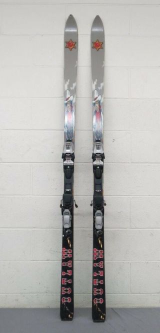Vintage K2 Outlaw 185cm Downhill Skis W/marker Logic M9.  1 Titanium Bindings Look