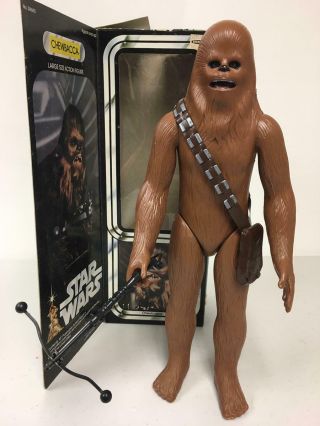 Vintage 1977 Kenner Star Wars 12 " Scale Chewbacca W Partial Box