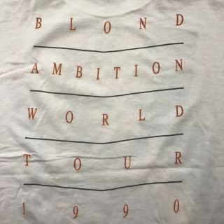 Vintage Vtg 90 ' s Rare Madonna 1990 Blond Ambition Tour Shirt Sz XL Strike A Pose 5