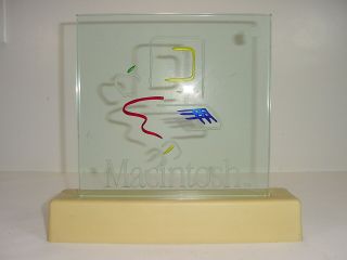 Vintage 1984 Apple Mac Macintosh Electric Picasso Dealer Advertising Sign Light 4