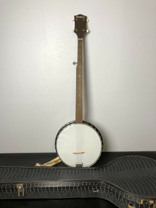 Vintage Harmony Reso - Tone 5 String Banjo 22 Frets Bakelite W/ Case