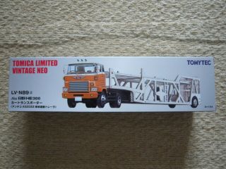 Tomy Tec Tomica Limited Vintage Neo Lv - N89d Hino He 366 Car Transporter 1/64