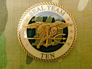 Rare Authentic,  Seal Team 10,  Commanding Officer Challenge Coin