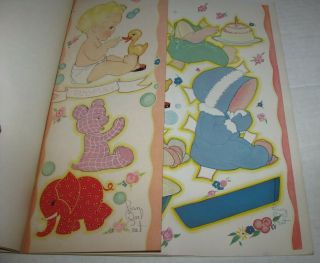 Vintage The 8 Ages Of Judy Paper Doll Book Uncut 1941 Samuel Lowe 3