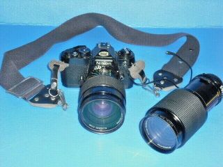 Vintage Nikon Fe 35mm Camera Lens,  Macro Zoom Lens