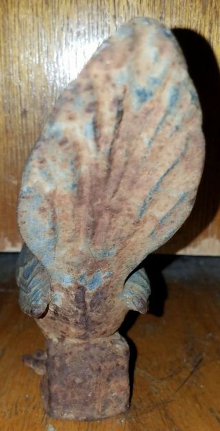 Old Antique/Vintage Small Cast Iron Bird Swallow?? Door Stop Paperweight Bookend 3