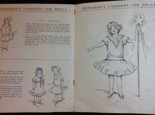 ANTIQUE VICTORIAN PAPER DOLL KIT DENNISON ' S CREPE & TISSUE PAER DOLL CLOTHING 5